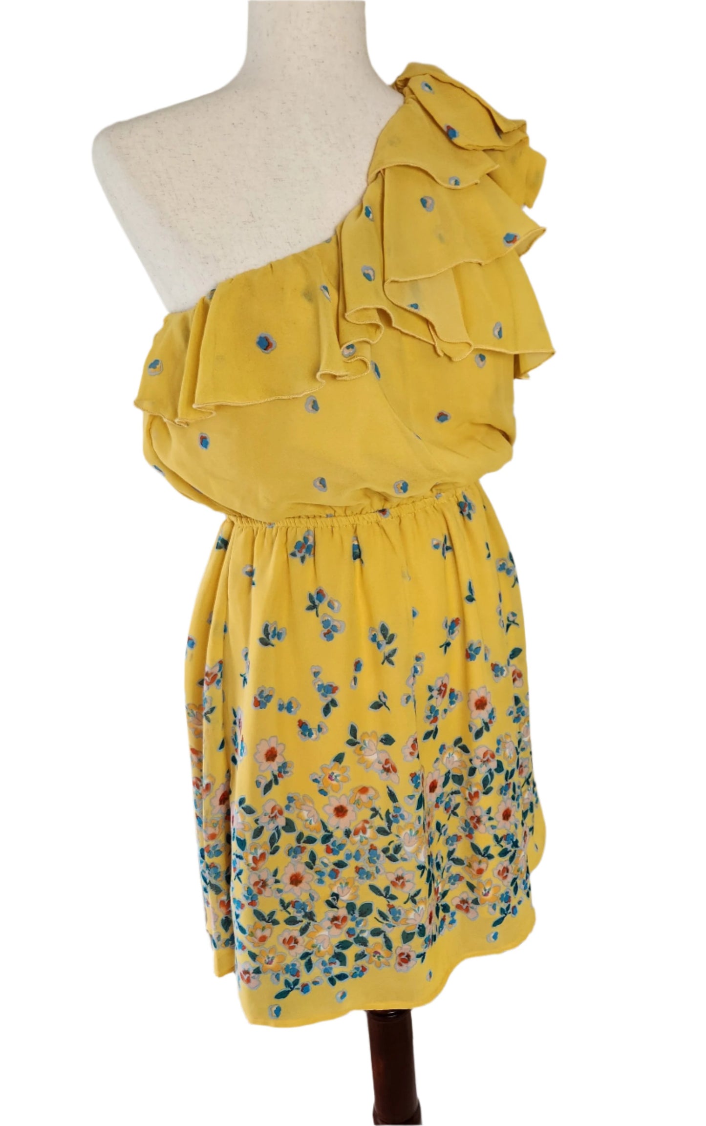Size L Yellow Floral by Eyelash Couture