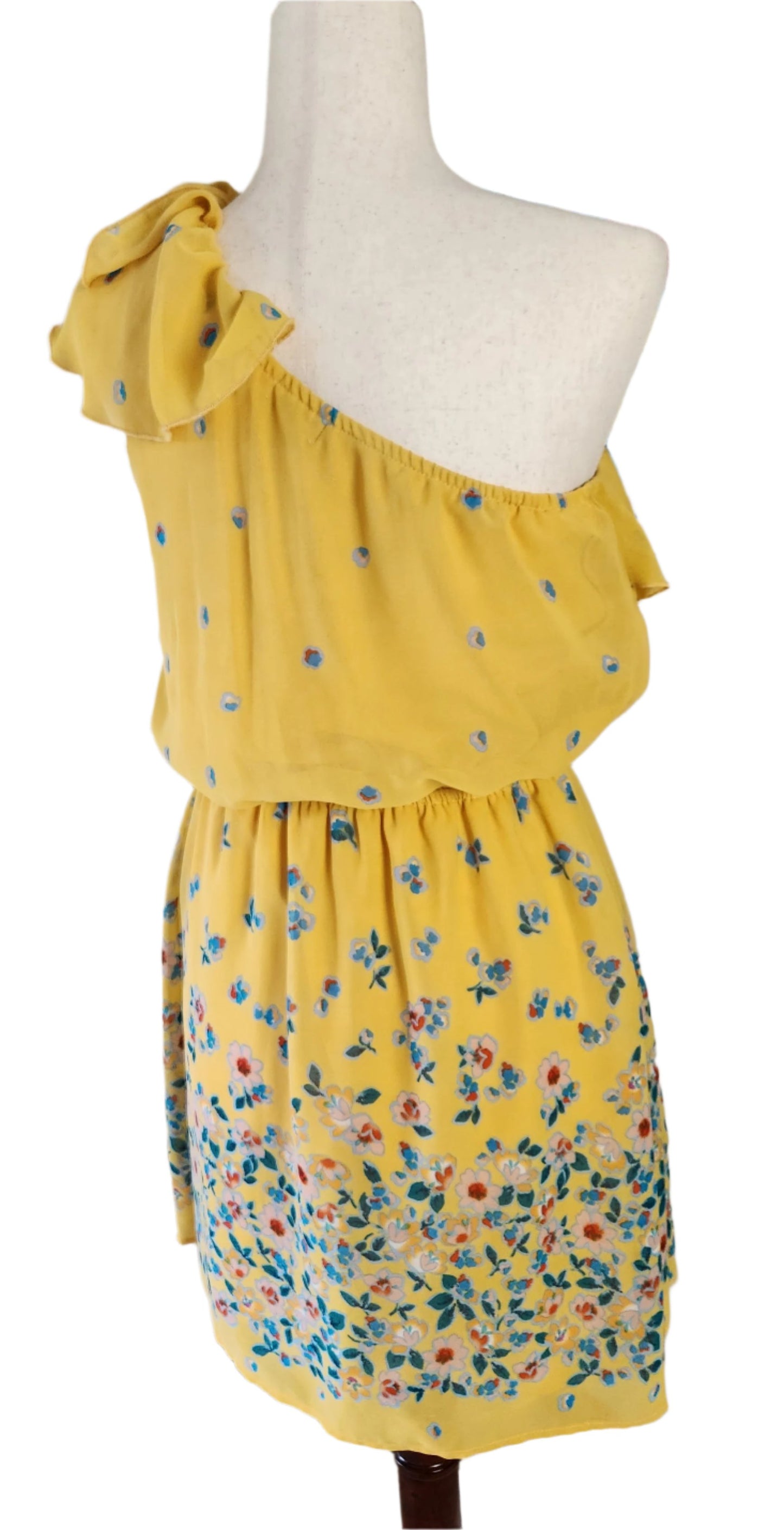 Size L Yellow Floral by Eyelash Couture
