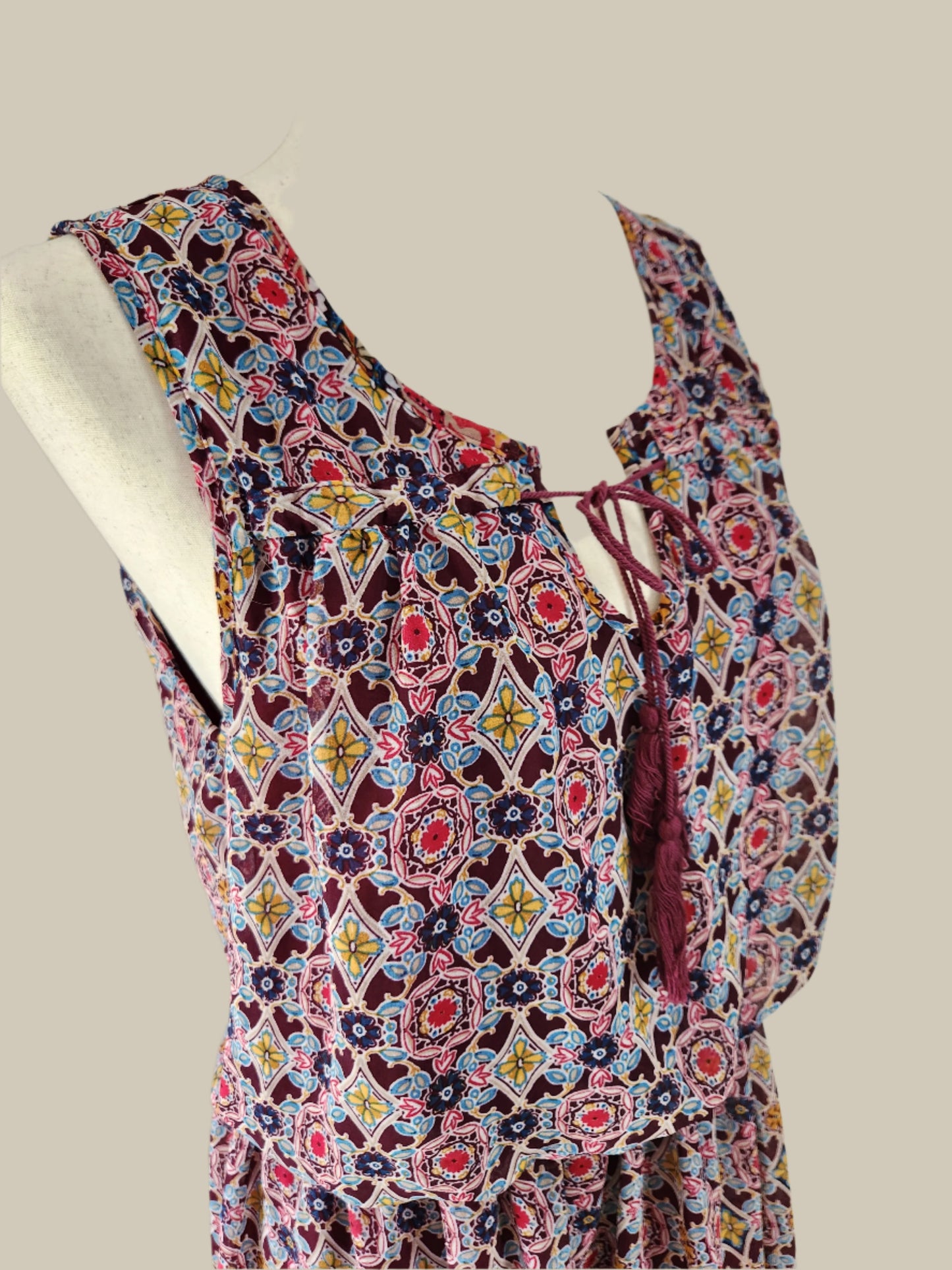 Size XL Love Reign Boho Multicolor Dress