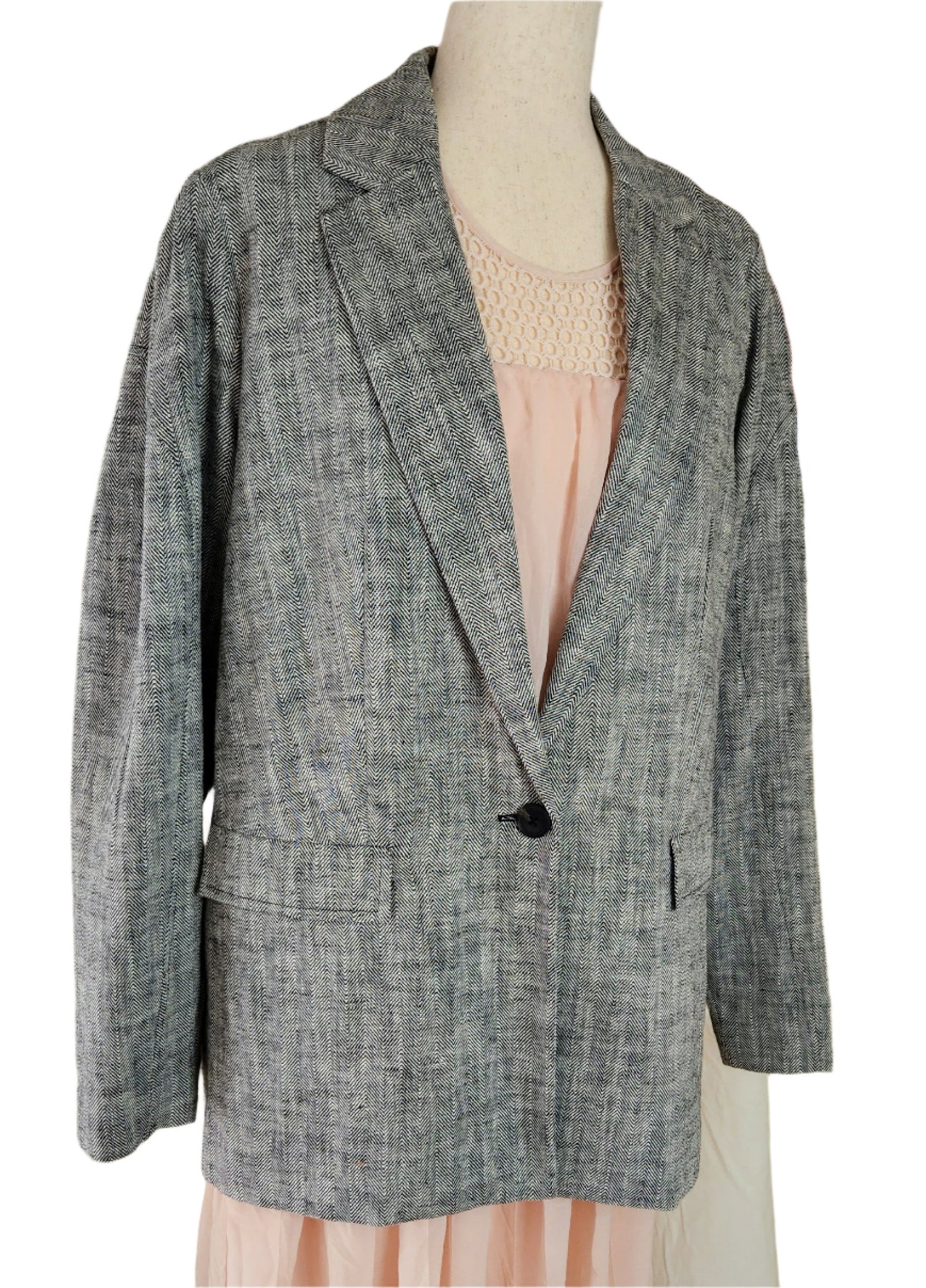 Size S Black/White Jacket