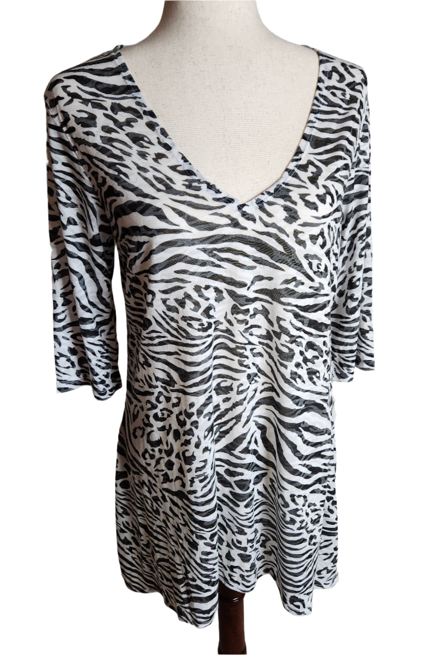 small zebra print dress