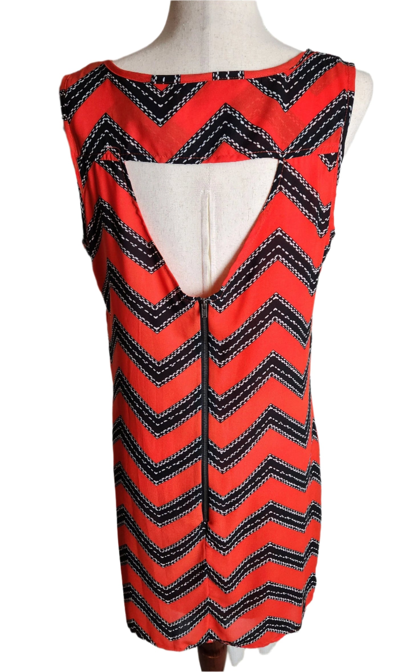 Size L Black / Red Ezra Dress