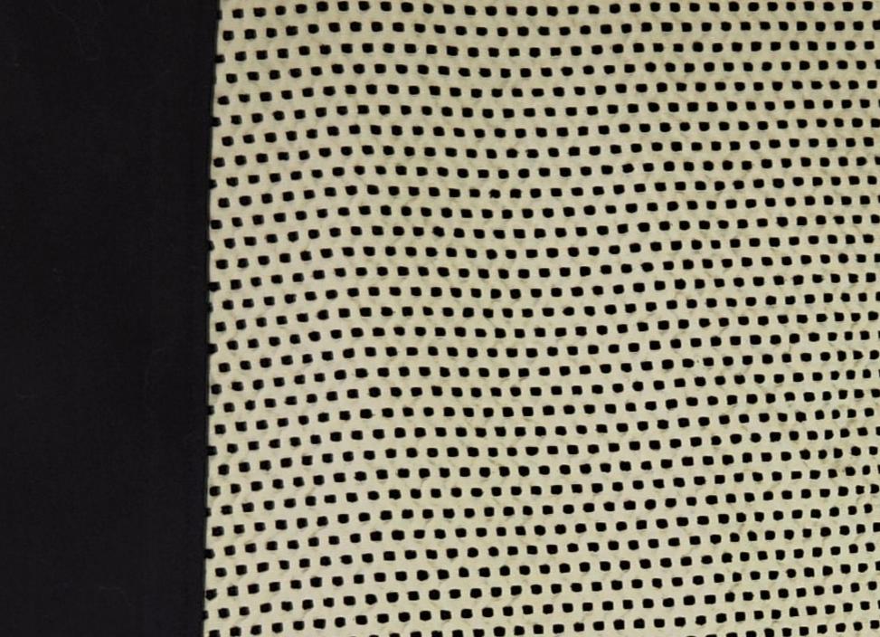 Size 8 Black with Cream & Polka dots Skirt