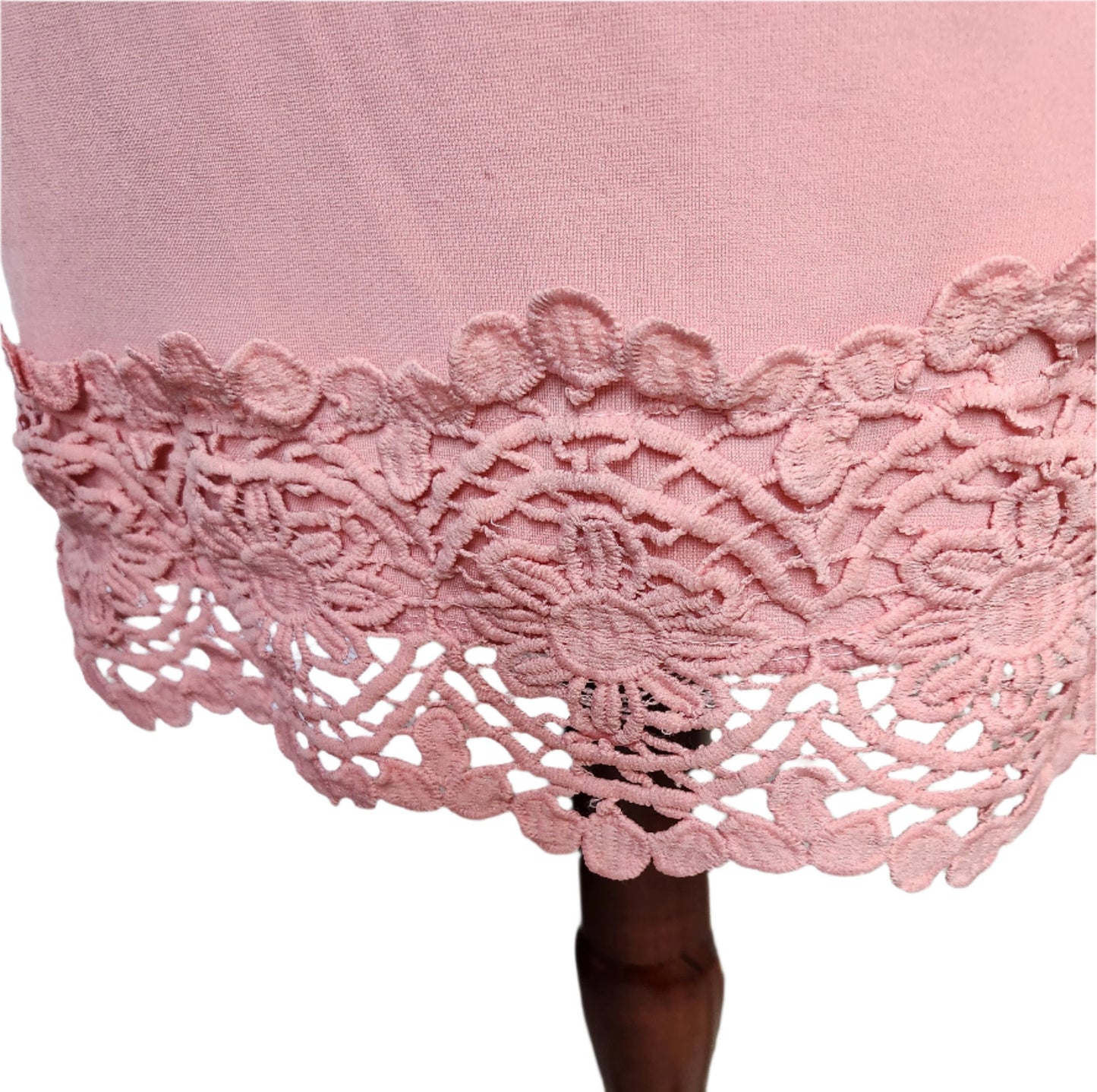Size XL Pink Ruffle Strapless by KALFTINE