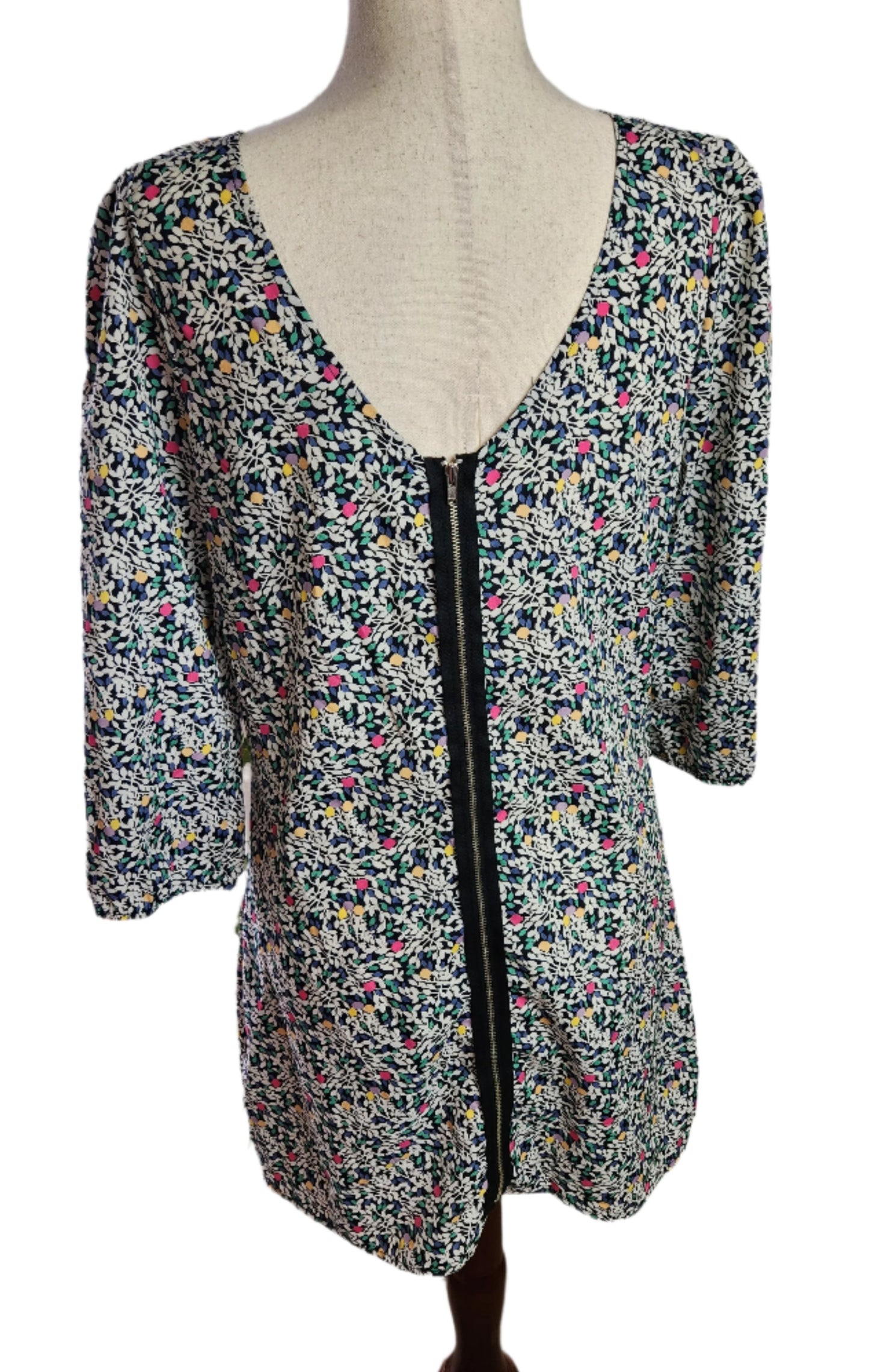 Size L 2 Hearts Multi-Color Dress