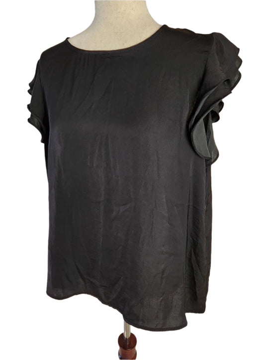 2XL Who What Wear Black Blouse