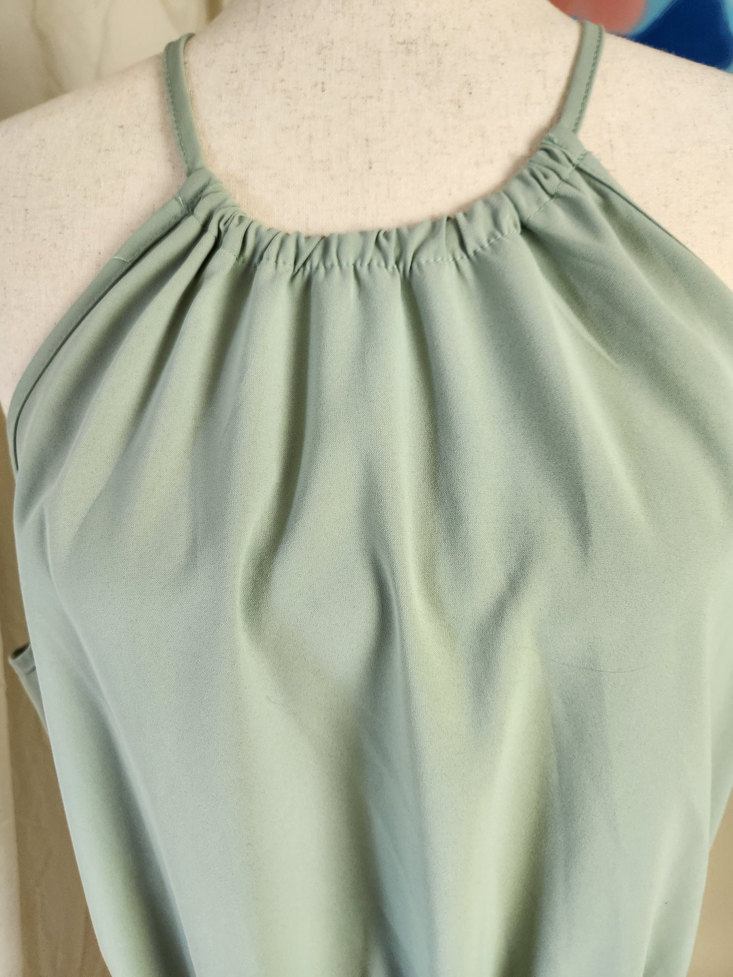 Size 2XL BTFBM Flowy Light Green Dress