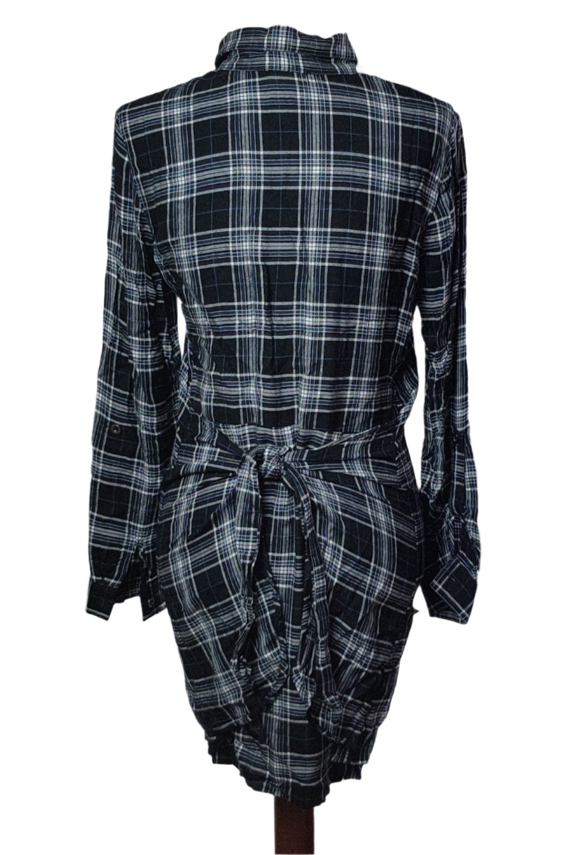 Size M Plaid / Black Dress by Alya