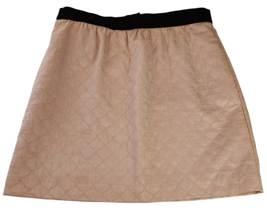 Size 6 Light Pink w Black Waistband Skirt by Ann Taylor LOFT