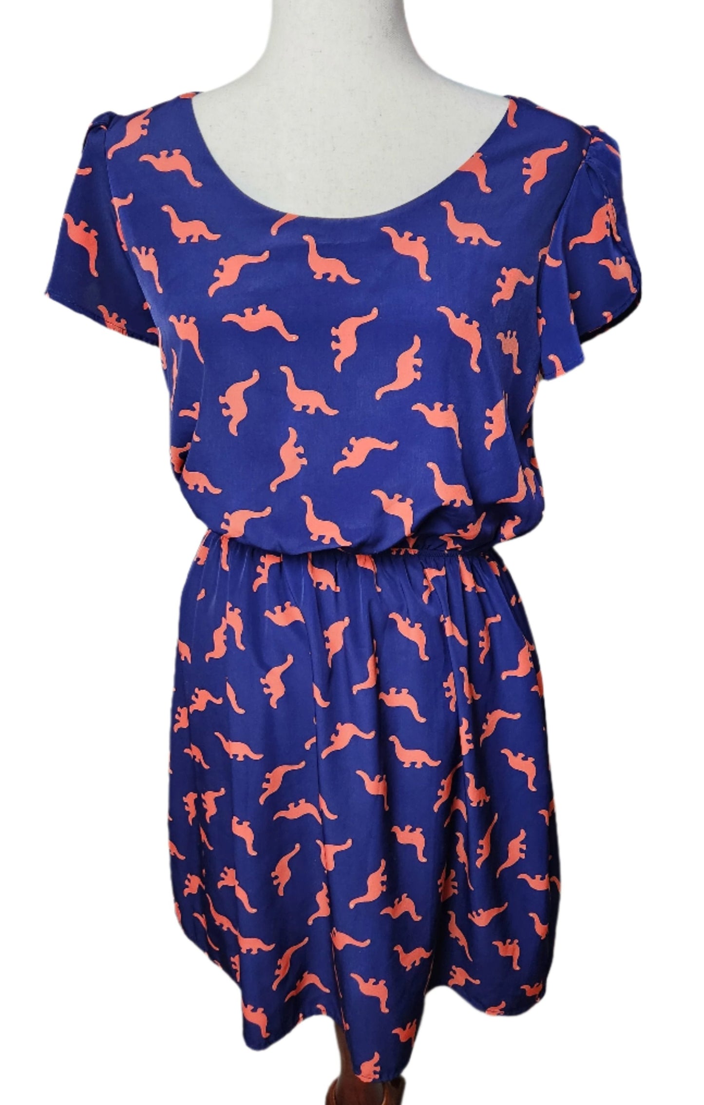 Size M Dinosaur Dress by Peach Love