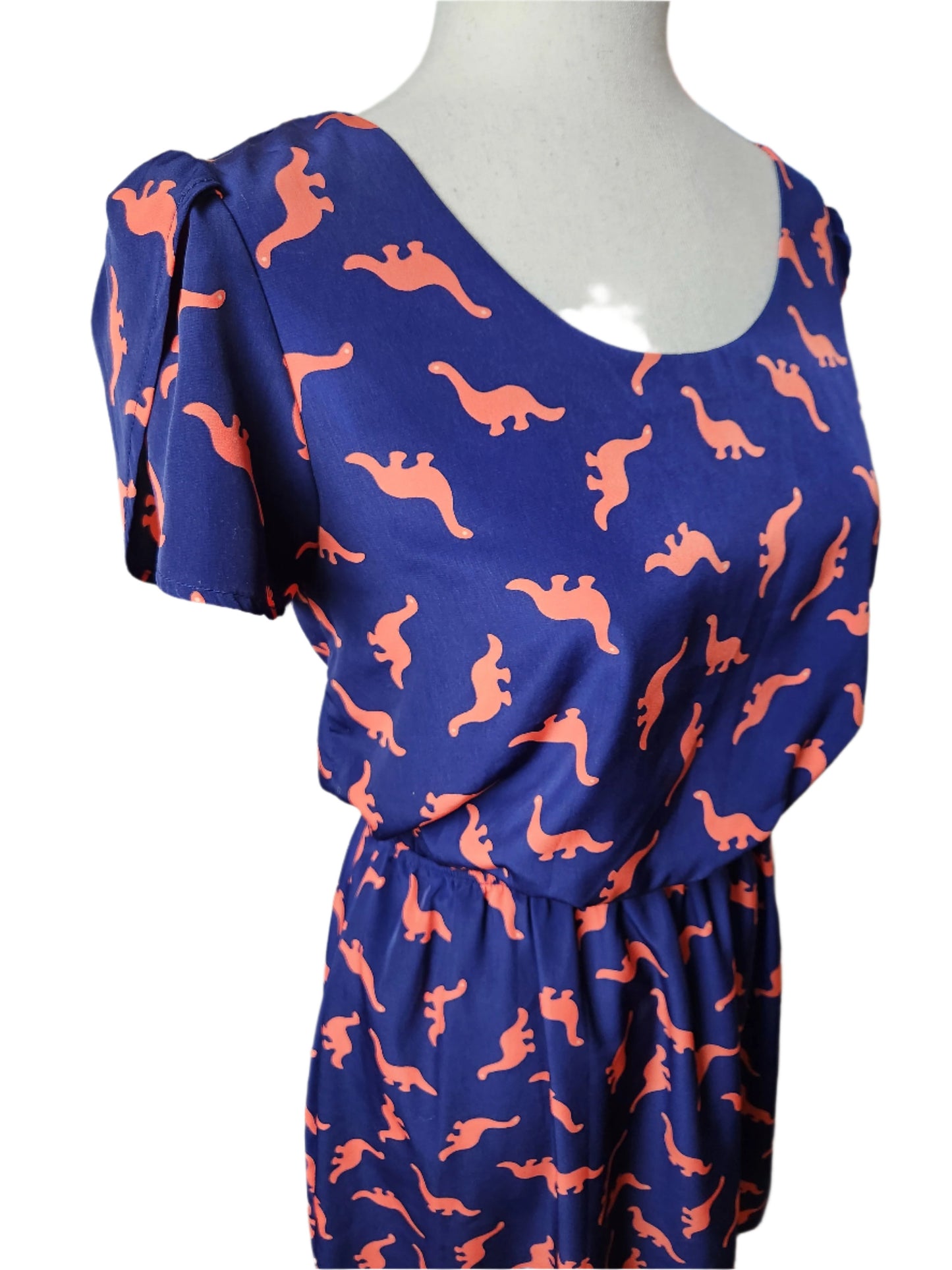 Size M Dinosaur Dress by Peach Love