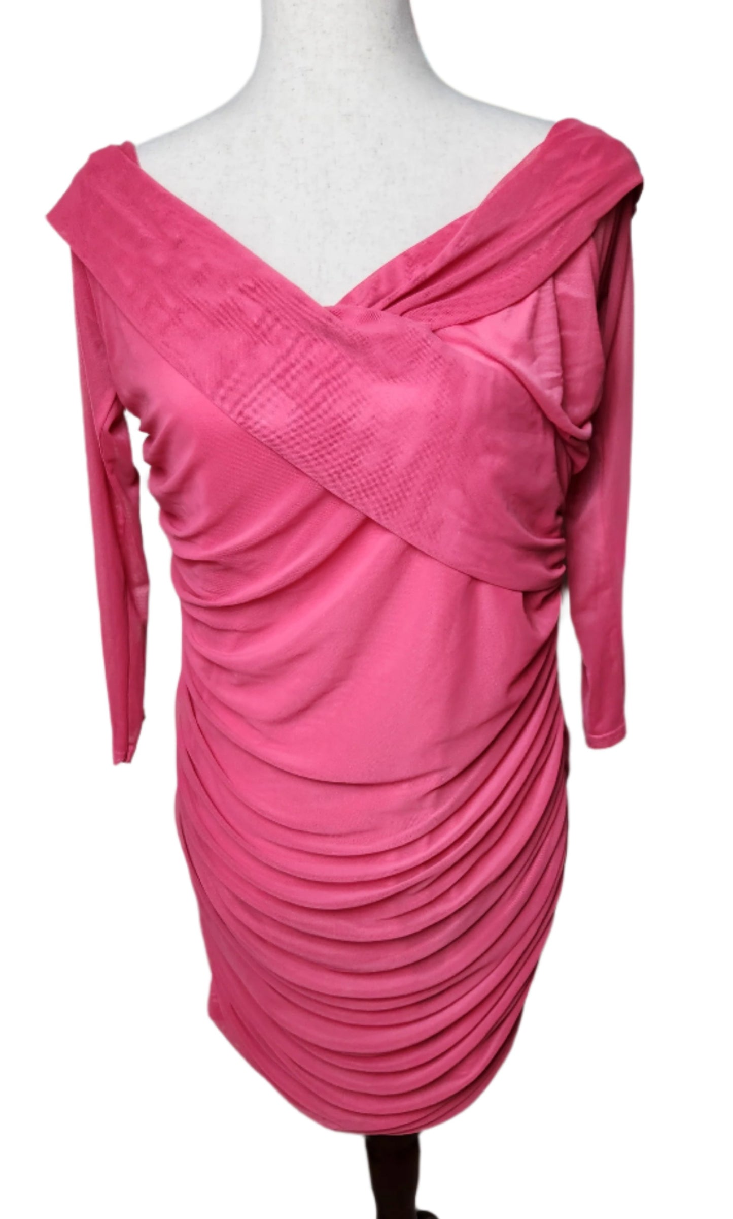 Size 14 Pink Cocktail Dress by Boohoo